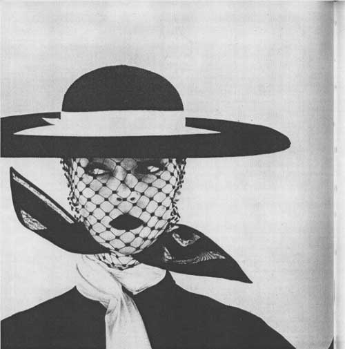 Iconic Irving Penn portrait with hat, veil and scarf Famous Irving Penn portrait with hat, veil and scarf