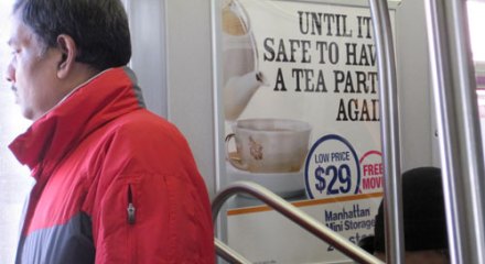 Manhattan Mini Storage subway poster