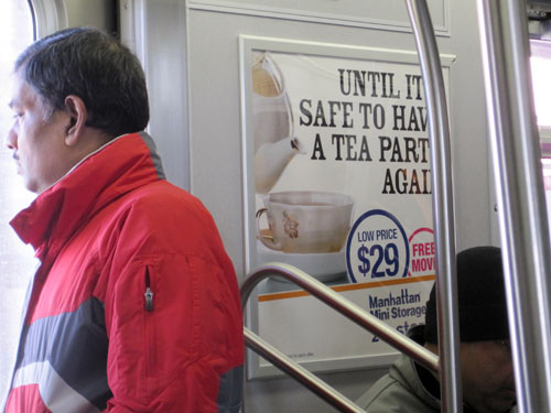 Manhattan Mini Storage subway poster