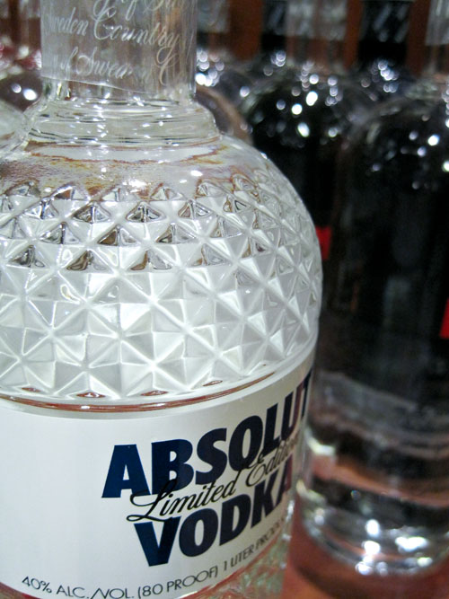 Absolut Vodka Limited Edition bottle