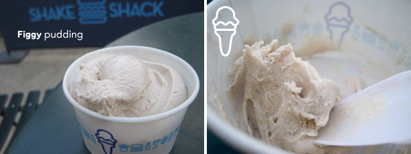Shake Shack figgy pudding custard rating = single scoop