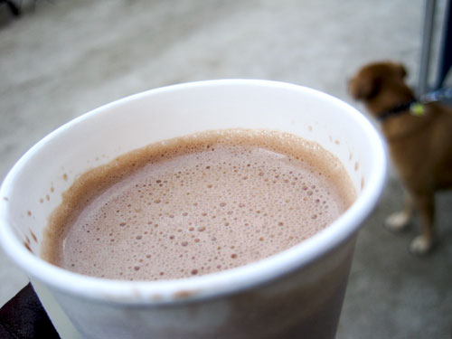 Shake Shack peanut butter hot chocolate