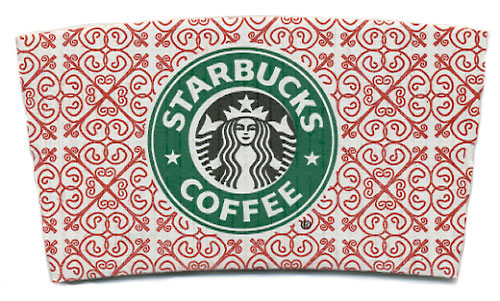 Starbucks Christmas cup sleeve