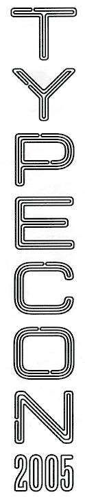 Typecon 2005 lettering