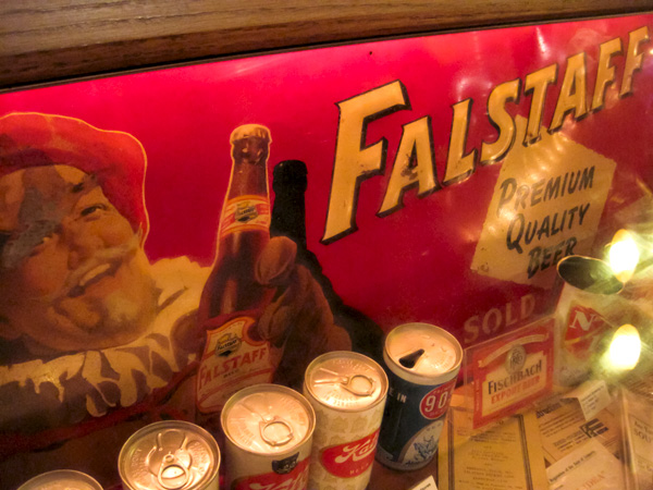 Falstaff Beer sign at Schlafly Bottleworks