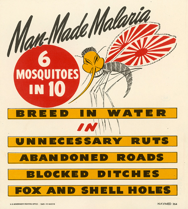 Racist anti-malaria poster