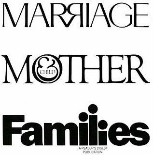 Lubalin logos: Marriage, Mother & Child, Families