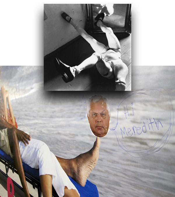 Surrealist doll photo, Hans Bellmer, 1934; head-to-toe, Metropolitan Avenue G, 2011